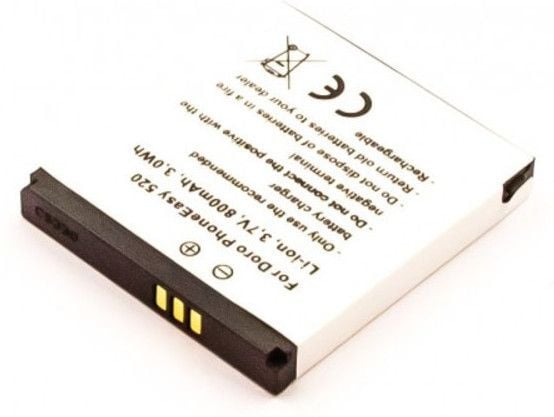 MicroBattery - Batteri - Li-Ion - 800 mAh - 3 Wh - for Doro PhoneEasy 520X, 606, 613, 621, 622, 624, 626, 631