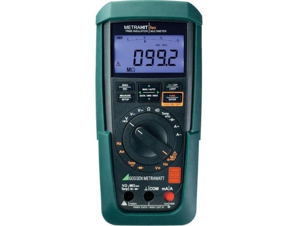 Gossen Metrawatt Metrahit Iso Isolationsmåler 50 V, 100 V, 250 V, 500 V, 1000 V 3.1 GΩ