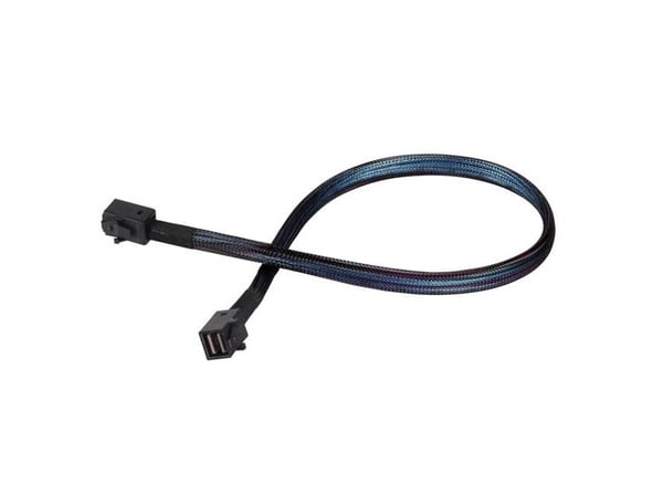 SilverStone CPS04 - SAS internt kabel - md sidebands - SAS 12Gbit/s - 4-Lane - 4 x Mini SAS HD (SFF-8643) (han) til 4 x Mini SAS HD (SFF-8643) (han...