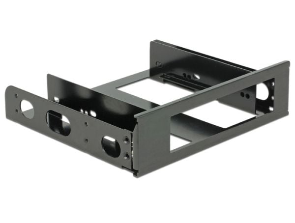 Delock - Uttagbar harddiskramme - fra 5,25" til 3,5" - svart