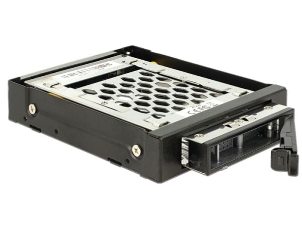 Delock - Bevegelig lagerrack - 2.5" - svart