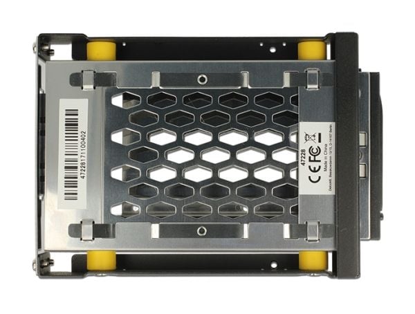 Delock - Bevegelig lagerrack - 2.5" - svart