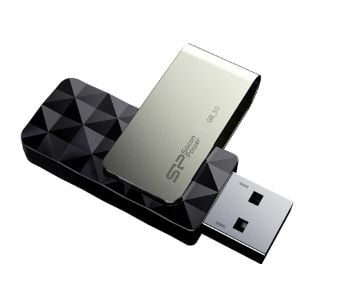 SILICON POWER Blaze B30 - USB-flashstasjon - 256 GB - USB 3.1 Gen 1 - svart