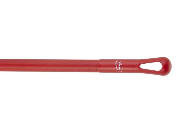 Skaft Ultra hygiejnisk Ø34x1700 mm med Gevind PP Rød,1 Stk