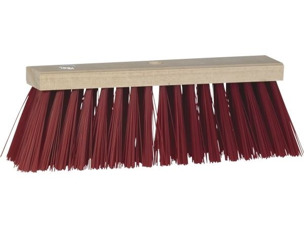 Gadekost 74x347mm 17rk - rødbrun pvc 2517h, uden skaft