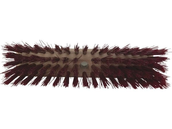 Gadekost 74x347mm 17rk - rødbrun pvc 2517h, uden skaft