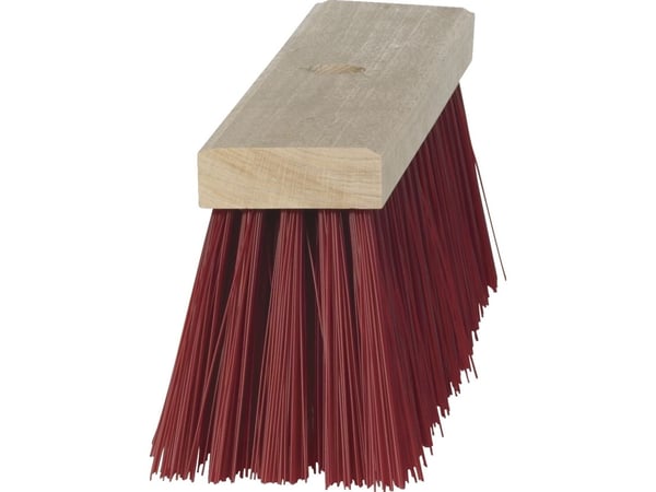 Gadekost 74x347mm 17rk - rødbrun pvc 2517h, uden skaft