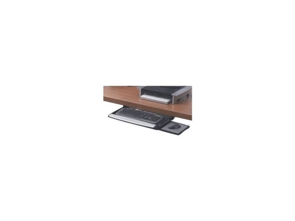 Fellowes Office Suites Deluxe - Tastaturskuff - svart, sølv