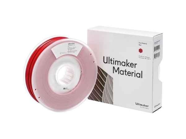 UltiMaker PLA - M0751 rød 750 g (1 stk.) 2,85 mm