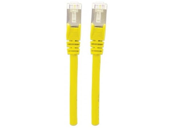 Intellinet 740586, 0,25 m, Cat7, S/FTP (S-STP), RJ-45, RJ-45, Gult
