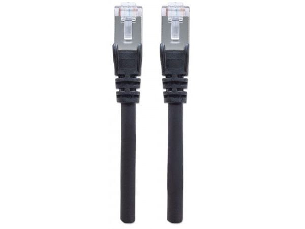 Intellinet 740623, 0,5 m, Cat7, S/FTP (S-STP), RJ-45, RJ-45, Svart