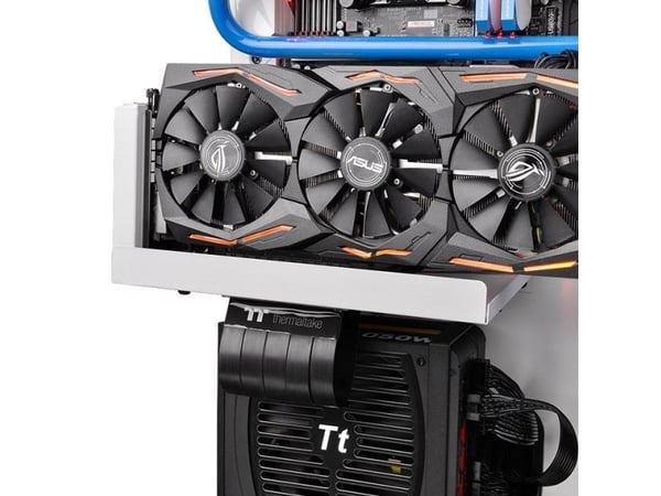 Thermaltake TT Premium PCI-E 3.0 Extender - PCI Express x16-kabel - 164 pin PCI Express (hann) til 164 pin PCI Express (hunn) - 30 cm - svart