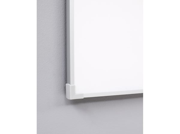 Lintex Boarder - Whiteboard - veggmonterbar - 1505 x 1205 mm - keramikkstål - magnetisk - aluminiumramme med grå hjørner
