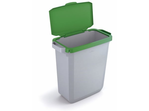 Hængslet låg til affaldsspand Durable Durabin 60L grøn