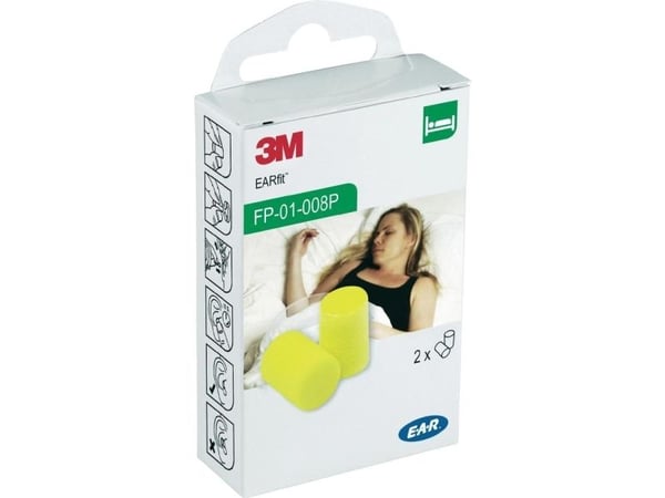 3M FP-01-008P, Gjenbrukbar øreplugg, In-ear, Gult, Trådløs, 28 dB, Skum