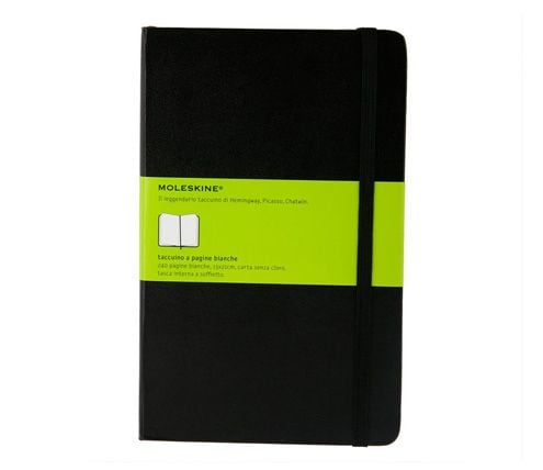 Moleskine QP062, Musta, A5, 240 arkkia