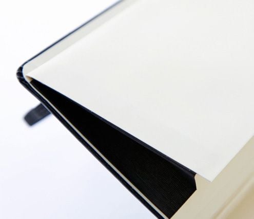 Moleskine Classic, Monokromatiskt, Svart, 192 ark, Mätt, Mjukt omslag, Vuxen