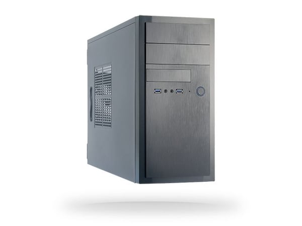 Chieftec Hi-Fi Series HT-01B - Tower - micro ATX 300 watt - svart - USB/FireWire/Lyd