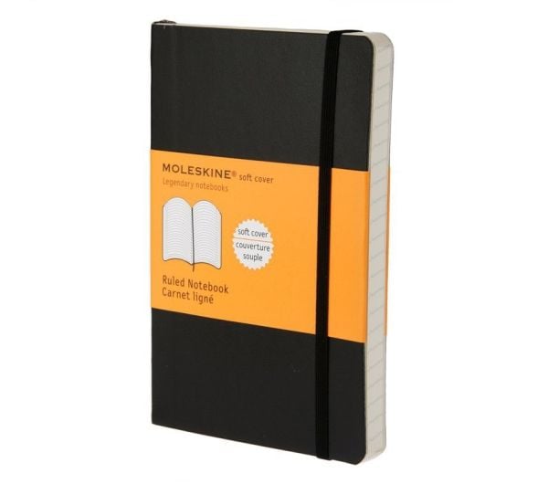 Moleskine QP611, Sort, Matt, Heftet, Voksen