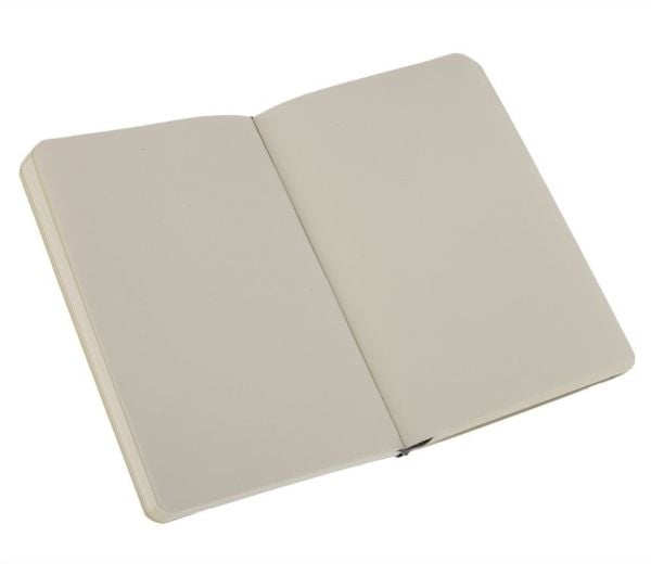 Moleskine QP613, Sort, 192 ark, Matt, Voksen