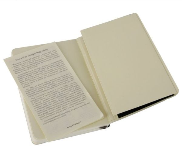 Moleskine QP613, Sort, 192 ark, Matt, Voksen