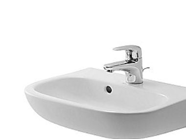 Duravit 07054500002, Veggmontert vask, Keramisk, Hvit, 450 mm