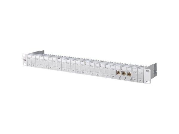 METZ CONNECT 130B11P0-E, IEEE 802.3an, 10 Gigabit, RJ-45, Grå, Rackmontering, 1U