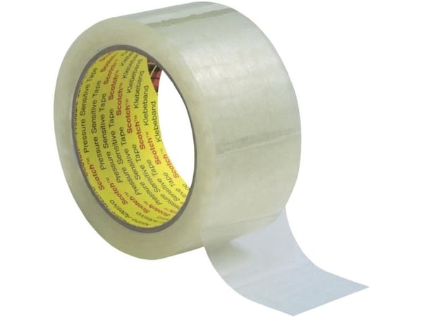 3M Scotch pakkausteippi 305, 50 mm x 66 m läpinäkyvä, valmistettu kaksiakselisesti venytetystä PP-kalvosta, akrylaatti - 6 kpl (305T5066)