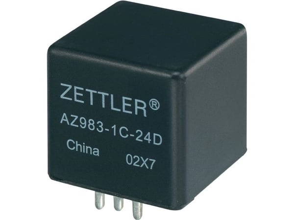 Zettler Electronics AZ983-1C-12D kjøretøyrelé 12 V/DC 60 A, 1 vekselkontakt