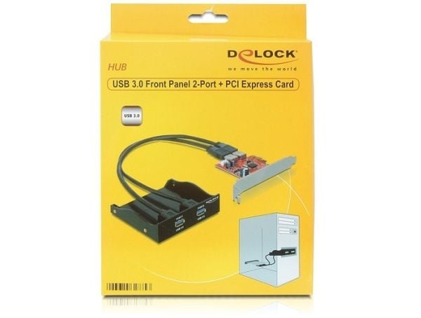 Delock USB 3.0 Front Panel - USB-adapter - PCIe - USB 3.0 x 2