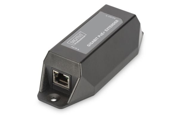DIGITUS Professional PoE+ Extender - Forsterker - 1GbE - RJ-45 / RJ-45 - opp til 100 m