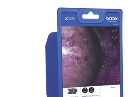 Brother LC1220BKBP2DR, 300 sivua, 2 kpl, Kaksoispakkaus