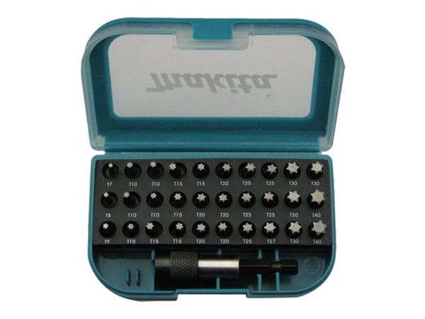Makita - Ruuvimeisseli- ja pidikesarja - 31 kpl - torx - pituus: 25 mm