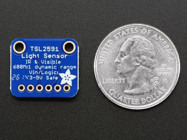 Adafruit 1980, Lyssensor, Adafruit, 19 mm, 16 mm, 1 mm, 1,1 g
