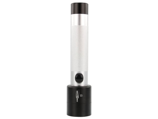 Ansmann 1600-0155, Käsikokoinen taskulamppu, Alumiini, Musta, Alumiini, IPX4, LED, 1 lamppua