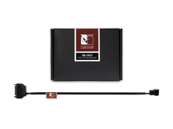 Noctua NA-SAC5 - Strømadapter - SATA-strøm (hann) til 4-pin intern strøm (hunn)