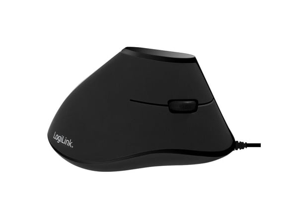 LogiLink ID0158, Oikeakätinen, Optinen, USB A-tyyppi, 1000 DPI, Musta