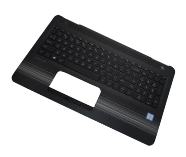 HP 856035-FL1, Kabinett + tastatur, Tsjekkisk, Slovakier, Bakgrunnsbelyst tastatur, HP, Pavilion 15-au000