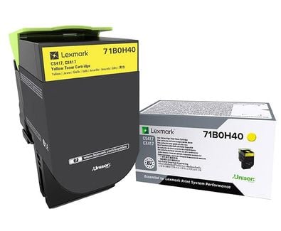 Lexmark 71B0H40, Keltainen, 1 kpl