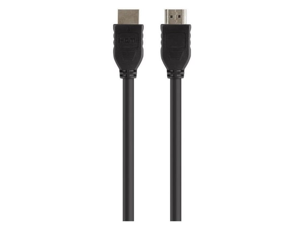 Belkin Standard - HDMI-kabel - HDMI hann til HDMI hann - 1.5 m - dobbeltisolert - svart - 4K-støtte
