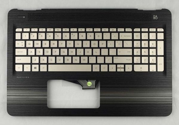 HP 858971-DH1, Kabinett + tastatur, Nordisk, Bakgrunnsbelyst tastatur, HP, Pavilion