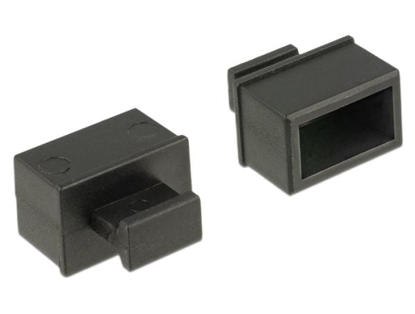 Delock Dust Cover for SFP - Støvdeksel - svart (en pakke 10)