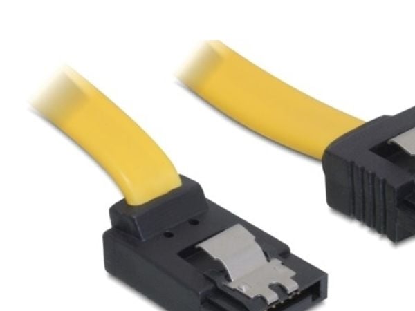 DeLOCK 0.3m SATA Cable, 0,3 m, Keltainen