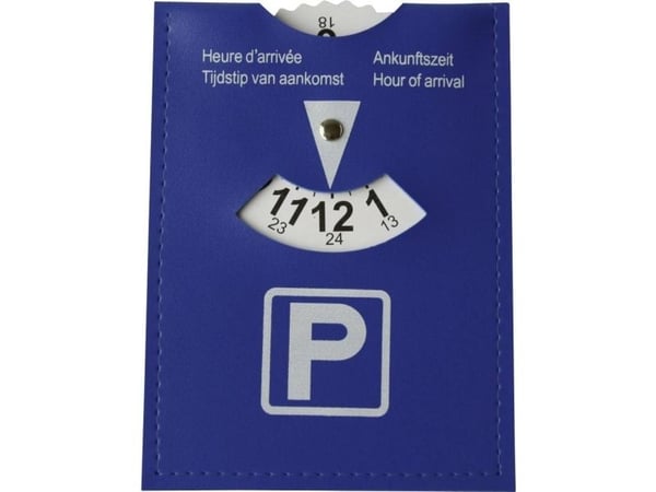 HP parkeringsskiva 15 cm x 11 cm konstläder