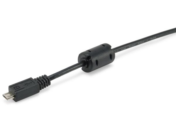 Equip 128551, 1,8 m, USB A, Micro-USB B, USB 2.0, Hanstik/Hanstik, Lajittelu