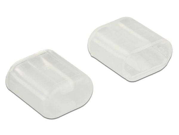 Delock Lightning male - Dammskydd - transparent (paket om 10)