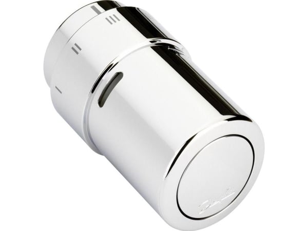 Danfoss RAX - Patteritermostaatti - kaapelointi - kromi