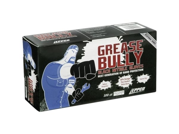 Kunzer GREASE BULLY XL 100 stk nitril engangshansker størrelse XL (EN 374-3, EN 420, EN 455)