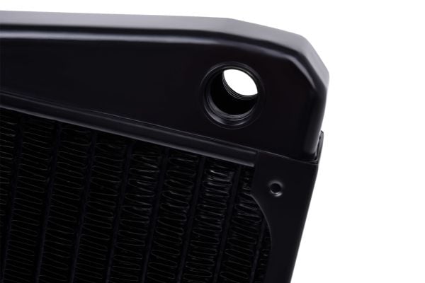Alphacool 14241, Kjøleribbe, Kopper, Sort, 144 mm, 195 mm, 30 mm