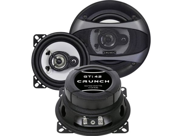 Crunch GTI-42 3-veis triaxial innbyggingshøyttaler 100 W – 1 par